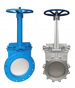 刀型閘閥 PZ73X—10R  DN100 PN10（配反法蘭、